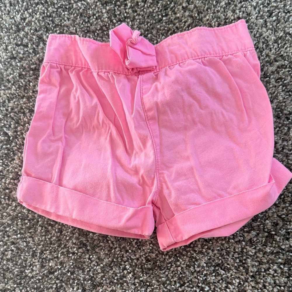 5/$10 100% Cotton Garanimals Pink Baby Girl Toddler Girl Shorts Size 12 Months